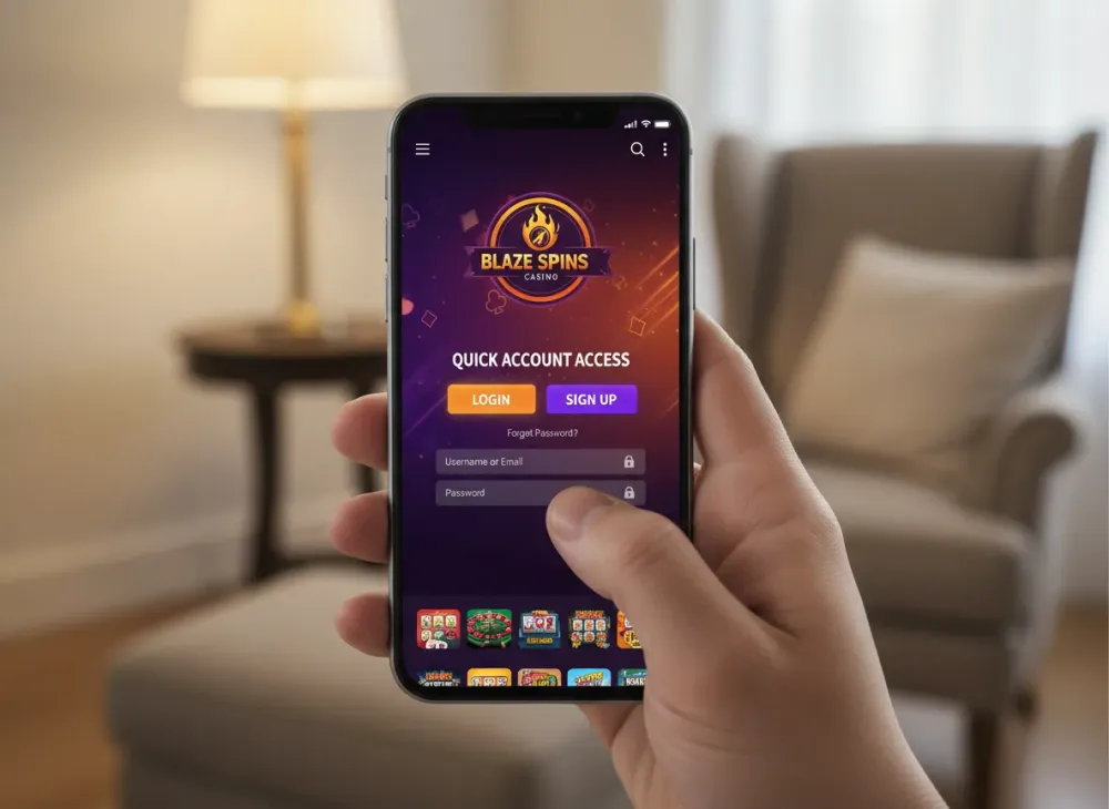 login blaze spins casino